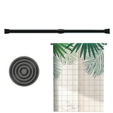 Expandable Rods Tension Curtain Rod Shower Curtain Rods No Drilling for Window Wardrobe