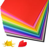 50 Sheets A4 Cardstock 10 Colors Origami Craft Paper Set