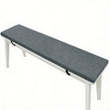 Long Bench Cushion with Ties for Dining & Window Bench