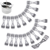 20 PCS Metal Candle Wick Centering Holders for Candle Making