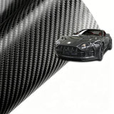 5D Gloss Black Carbon Fibre Fiber Vinyl Car for Car Motorcycles