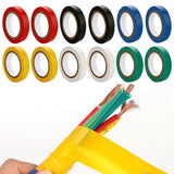 12 PCS Electrical Insulating Tape Flame Coloured Insulation Tapes