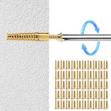 100 PCS Expansion Anchor and Screw Set with Storage Box