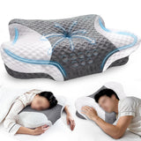 Neck Pillows with Memory Foam Ergonomic Neck Support for Sleeping