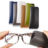 6Pcs Leather Soft Glasses Cases – Sunglasses & Reading Glasses for All
