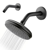 Matte Black 15cm Wall-Mount Shower Arm Replacement for Angle Shower Head