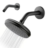 Matte Black 15cm Wall-Mount Shower Arm Replacement for Angle Shower Head