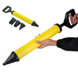 Grout Mortar Dispenser Set with 4 Nozzles Pointing Grouting Tool for Tile Repair
