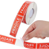 1000 PCS Self Adhesive Fragile Stickers Handle with Care for Shipping Boxes