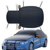 Half Car Cover Top Hail Protector Car Cover for Ice and Snow with Reflective Strips