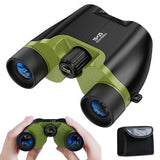 High-Powered 15x25 Compact Binoculars with Storage Bag for Adults