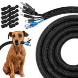 Cord Protectors from Pets No Chew for Pets Bite-Resistant Cable and Wire Protector for Cats Dogs Rabbits