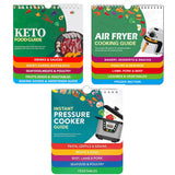 Kitchen Cheat Sheets Set for Air Fryer Pressure Cooker & Keto