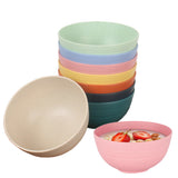 8-Piece Wheat Straw Cereal Bowls – Durable, Microwave & Dishwasher Safe