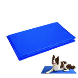 Polyester Gel Cooling Sleeping Pad for Dogs Cats Blue 6 Sizes