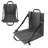 Portable Stadium Seat Pad Folding Bleacher Cushion with Backrest