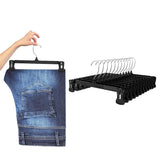 12PCS 360 Rotating Clothes Hangers with Adjustable Clips for Pants Skirts