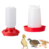 1L Chick Food Feeder and 1.5L Chicken Water Feeder Kit for Chick Aviaries