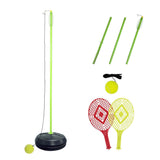 Backyard Tetherball Tennis Set Outdoor Swingball Playing Tennis Ball and Paddle Set