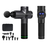 Vibration Muscle Massager with 8 Replacement Heads Percussion DeepTissue Massaging Tool