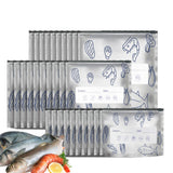 30 Pack Reusable Aluminum Foil-Free Freezer Bags – Food Storage Pouches