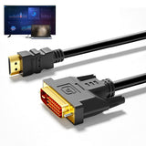 HDMI to DVI Cable Male DVI-D for HDTV PS3 PS4 Switch 360 TV