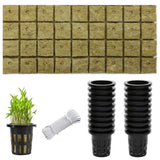 Rockwool Grow Starter Cubes with Net Cups Basket