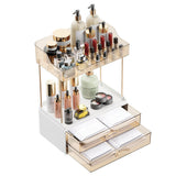 4 Tier Large Drawers Makeup Organizer Bathroom Counter Organizers and Storage