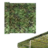 Double Layer Nylon Camping Net 300x500cm Camouflage Sun Shade Green