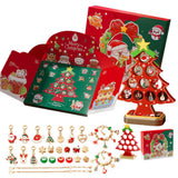 Christmas Advent Calendar Bracelet – DIY Jewelry Blind Box Gift Set for Girls