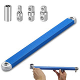 Offset Extension Wrench Impact Spanner with Square Drive Adapters