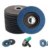 10 PCS 125MM Angle Grinder Flap Sanding Disc 40-80 Grit Grinding Wheel