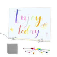 LED Drawing Board for Kids with Stand and Remote Colorful Light-Up Art Pad