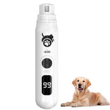 LED Pet Nail Grinder with 3 Speeds for Dogs & Cats