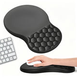 Ergonomic Mouse Pad with Wrist Rest Soft Mouse pad with Memory Foam and Non-Slip for Desk