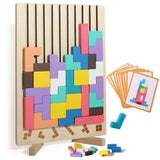 Giant Wooden Block Stacking Puzzle Montessori Educational Toy