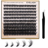Lash Clusters With Spikes Wispy Cluster Eyelash Extensions Fluffy Anime Eyelashes