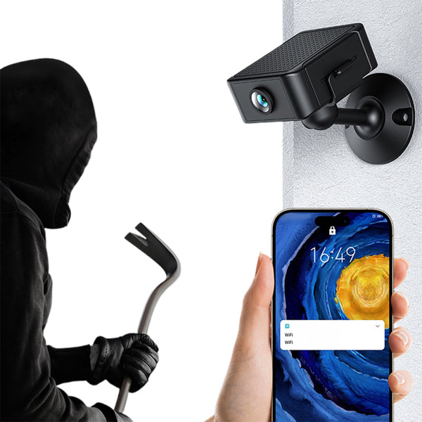 Mini Security Camera WiFi Wireless Surveillance Camera with Motion Detection Night Vision Recording