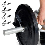 4 PCS 25mm Spring Clamp Collars for Weight Bar Dumbbells Gym Fitness Clips Locks