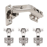 4 PCS 135 Degree Cold Rolled Steel Corner Cabinet Hinges