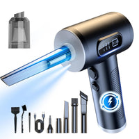 Cordless Electric Compressed Air Dust Air Blower 3-Gear Handheld Vacuum Cleaner for Electronics Computers PC Keyboard