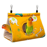 Bird Sleep Nest Hammock Hut for Parrot Budgie