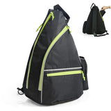 Pickleball Backpack Adjustable Sling Bag Large-Capacity with Safety Pocket for Men & Women