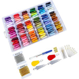 108 Color Friendship Bracelet String Kit with Tools Embroidery Floss Set