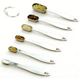 6Pcs Stainless Steel Measuring Cups & Spoons Set