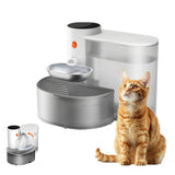 Smart Automatic Pet Water Fountain – Stainless Steel Bowl Rechargeable Dispenser