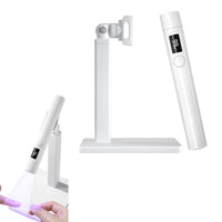 Mini UV Nail Lamp with Rotatating Stand Portable Handsfree LED Display Nail Dryer Home DIY Manicure Nail Art