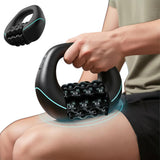 Electric Handheld Rolling Massager with 6 Rotating Rollers 3 Speeds Rechargeable