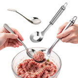 4 PCS Stainless Steel Meatball Maker Spoon and Auxiliary Spoon Set