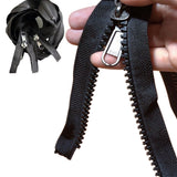 Heavy Duty Double Slider Resin Zipper 140cm for Tent Sleeping Bag